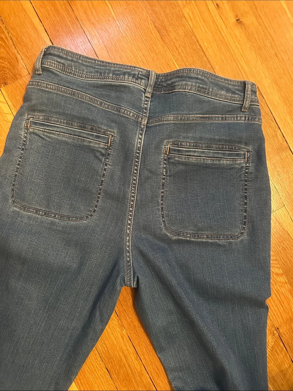 Knox Rose Wide-Leg Jeans in Medium Blue
